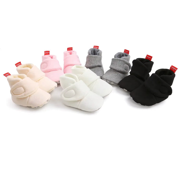 Baby Shoes Socks Warm Anti-Slip Cotton Comfort Light Weight Crawl Toddler First Walkers Baby Boys Girls Booties Shoes