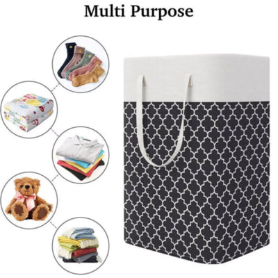 Waterproof Washing Basket Laundry Bag Storage Basket for Clothes Toy Storage 75L