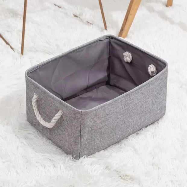Storage Basket Home Supplies Sundries Sorting Basket Folding Linen Organizer Box Underwear Socks Toys Versatile Storage Baskets